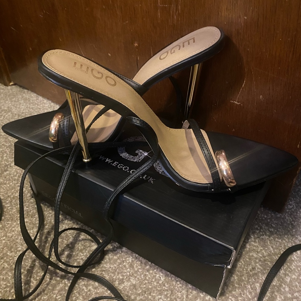 EGO Shoes Lorie Black Heel